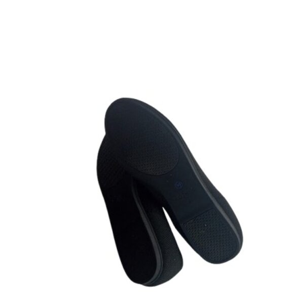 Rothy's The Flat in Black Recycled Knit Round Toe 9 - Picture 6 of 6
